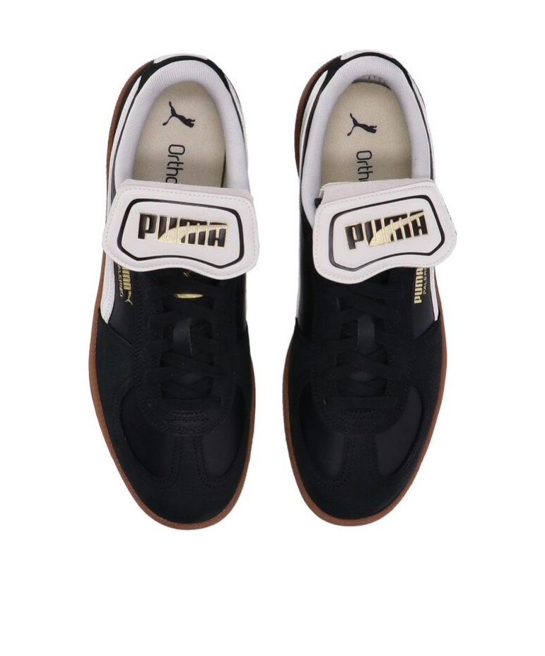 Puma Mens Palermo Leather Trainers Mens Shoe In Black