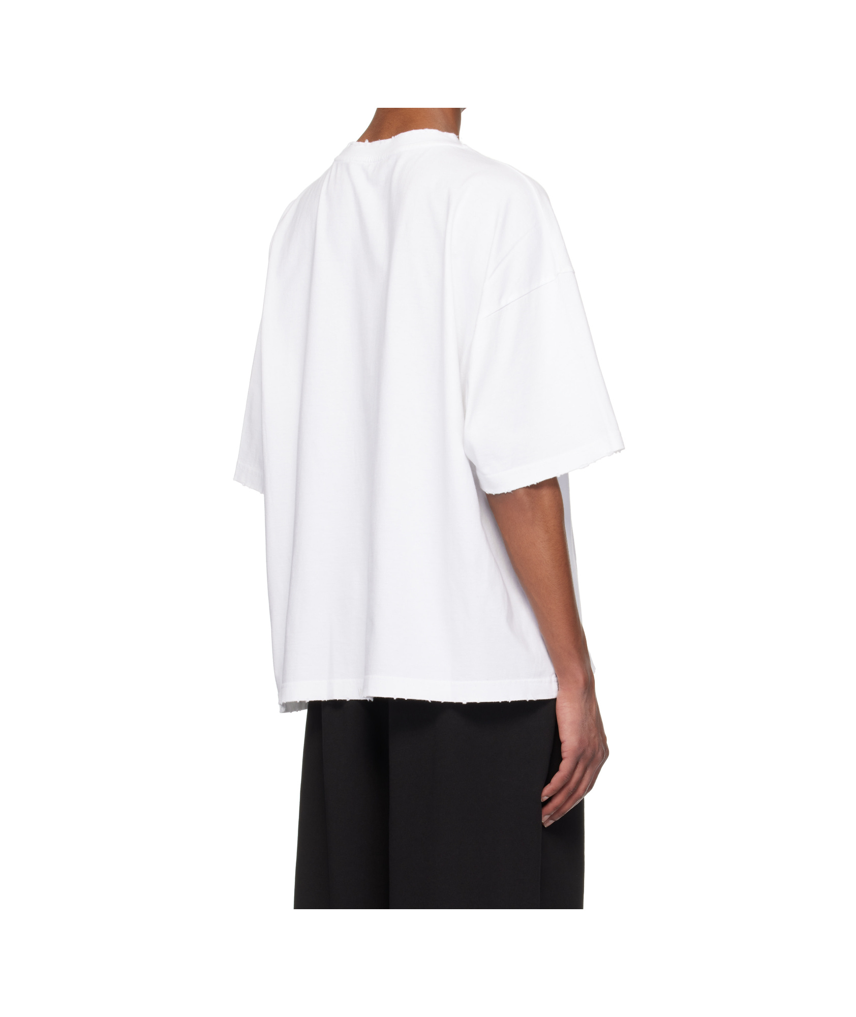We11 Done Knitted T-shirt In White