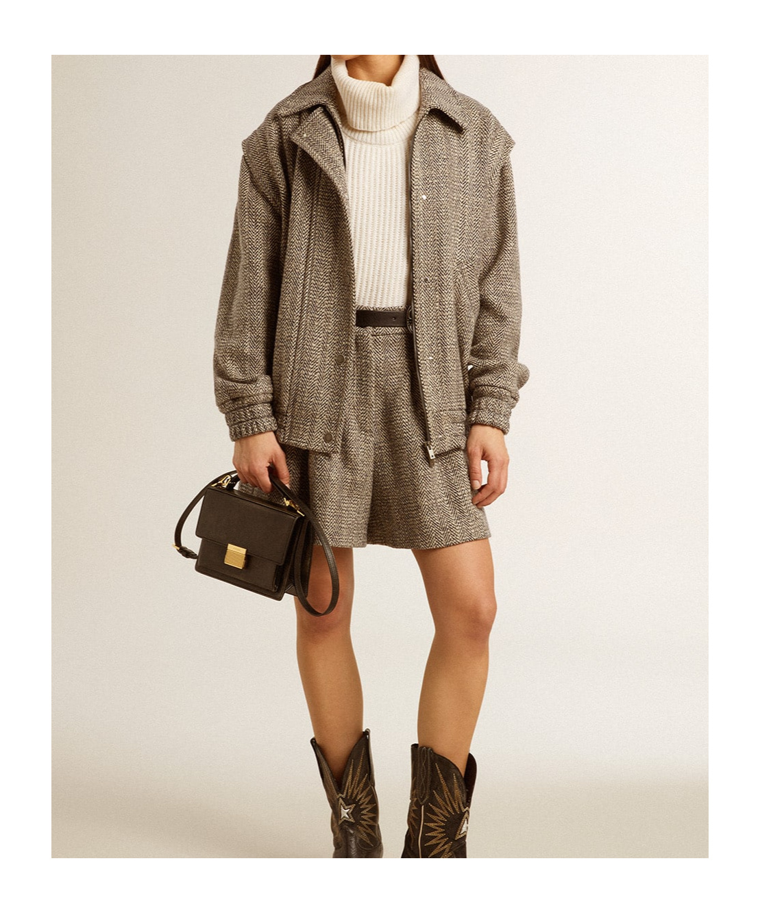 Golden Goose Long-sleeved Casual Jacket In Multicolor