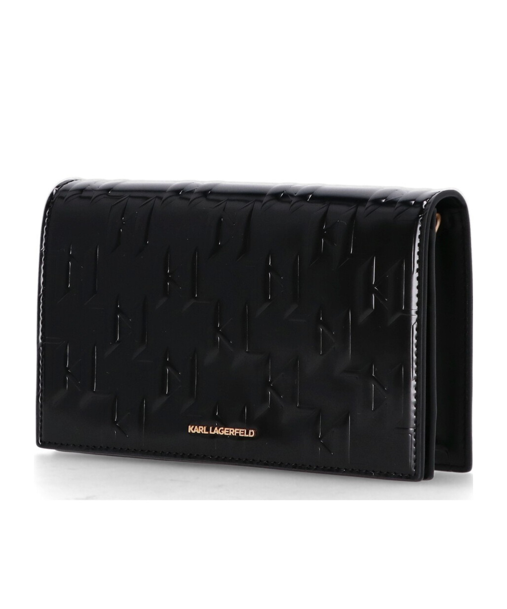 Karl Lagerfeld Rectangular Shoulder Bag In Black
