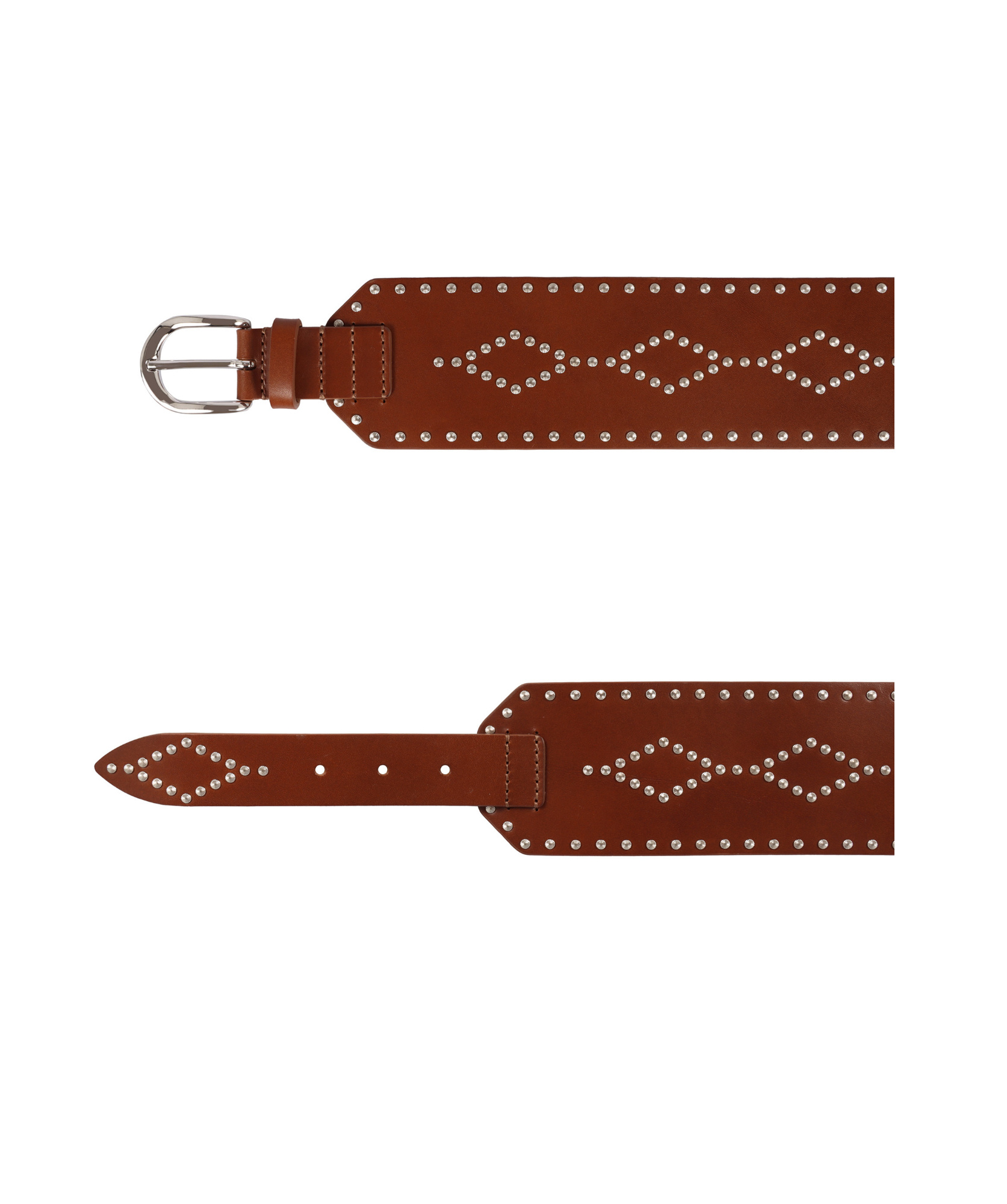 Isabel Marant Pattern Belt In Brown