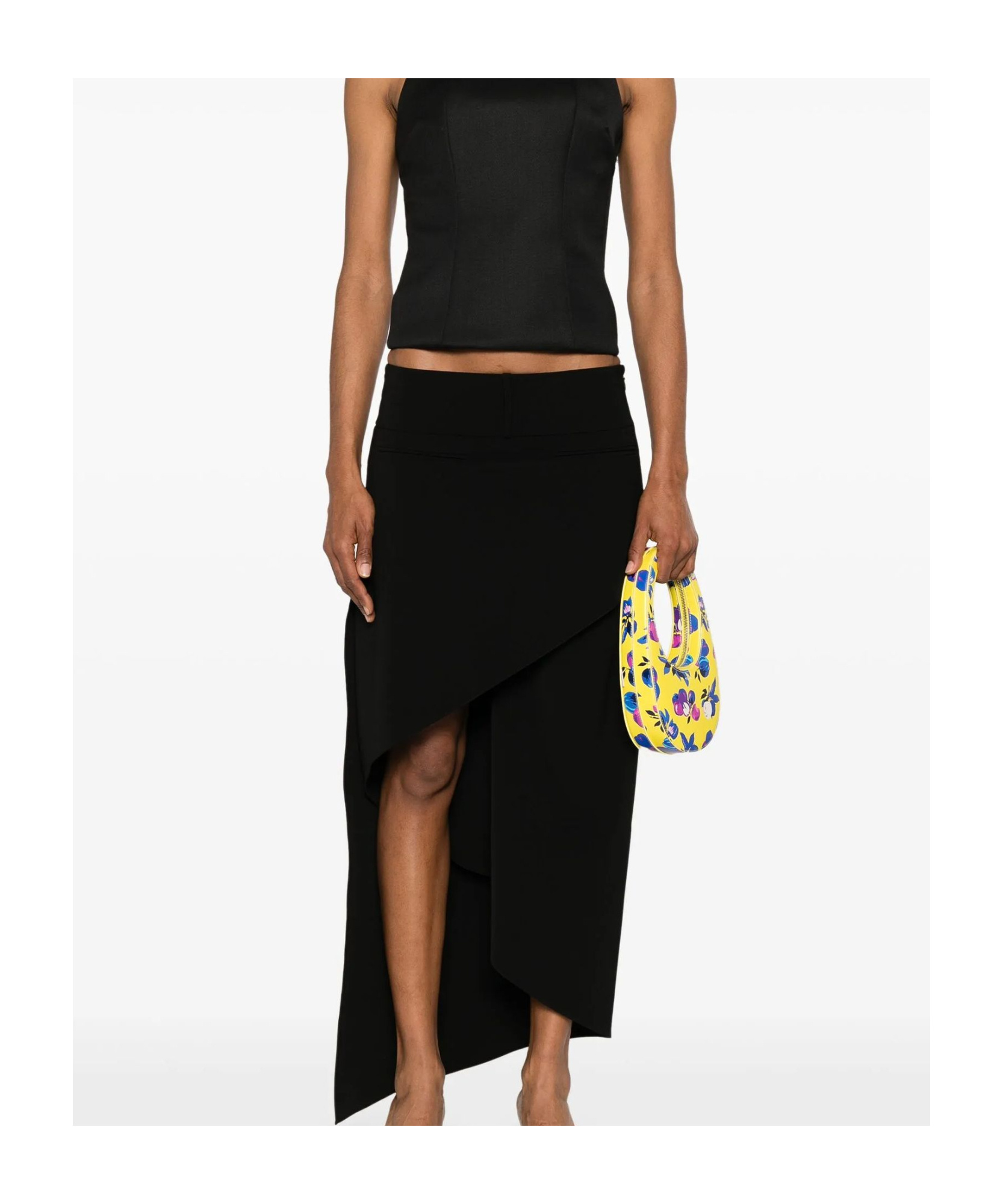 Courrèges Courreges Black Polyester Blend Skirt In Black