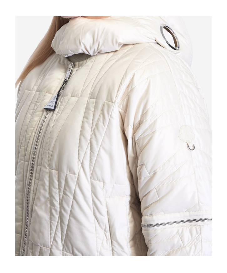 Moncler Long-sleeved Cotton Clothes In Nude