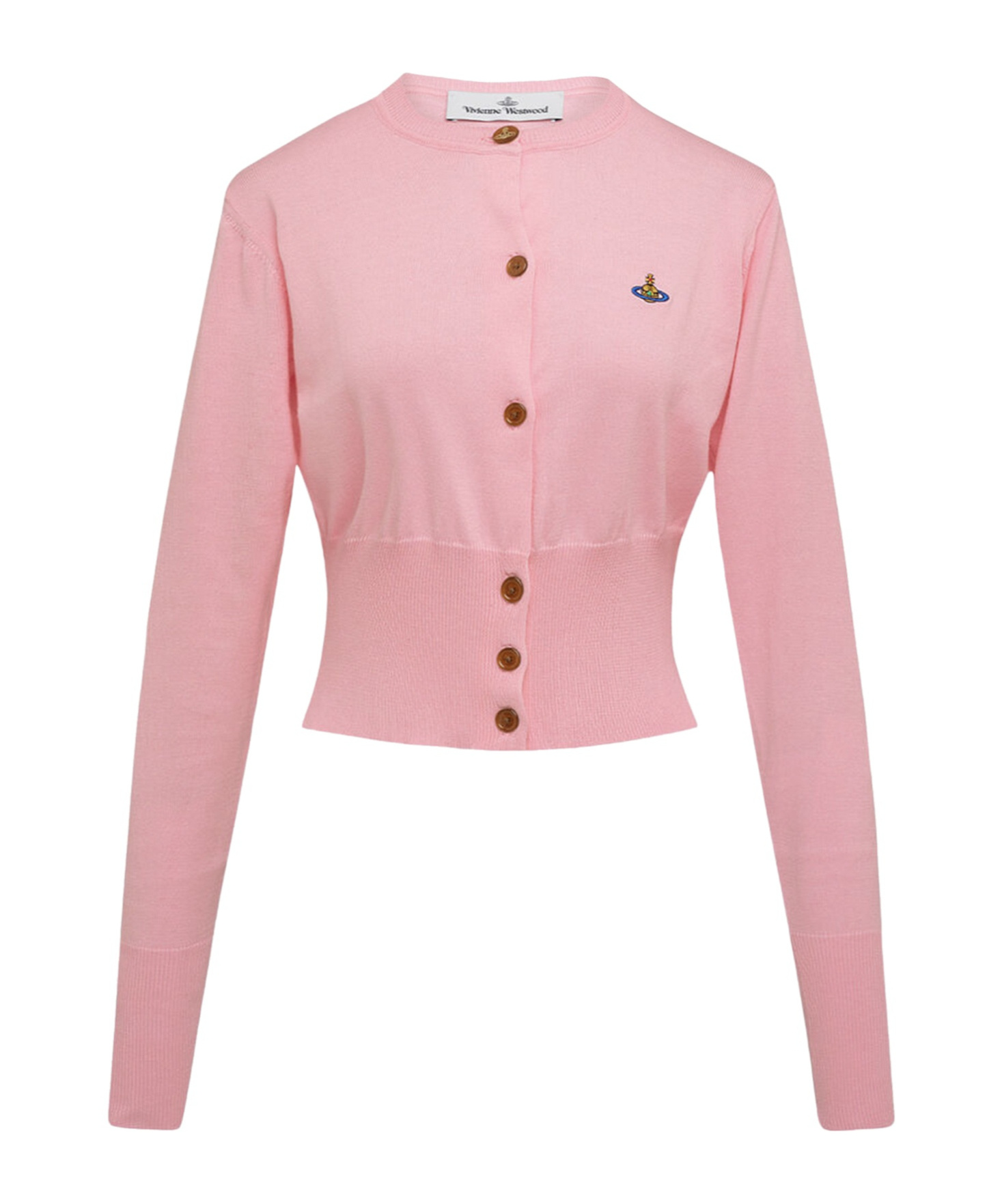 Vivienne Westwood Bea Short Cardigan In Pink