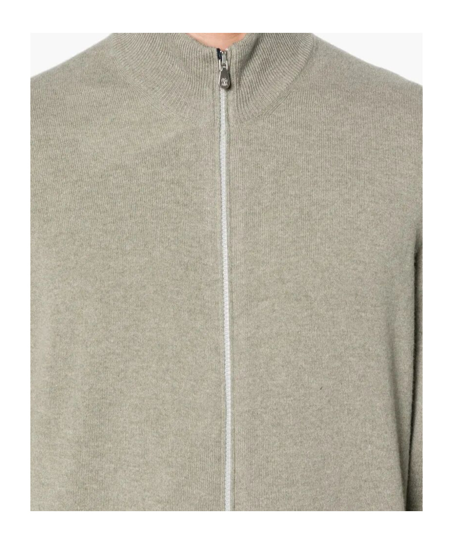 Brunello Cucinelli Cashmere Cardigan In Gray
