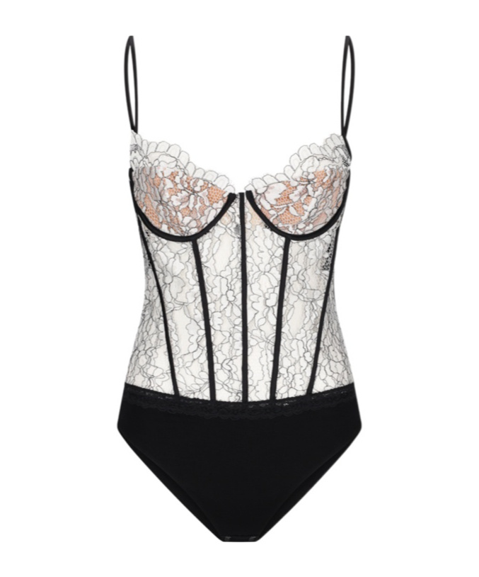 Retroféte Lovisa Corset Bodysuit