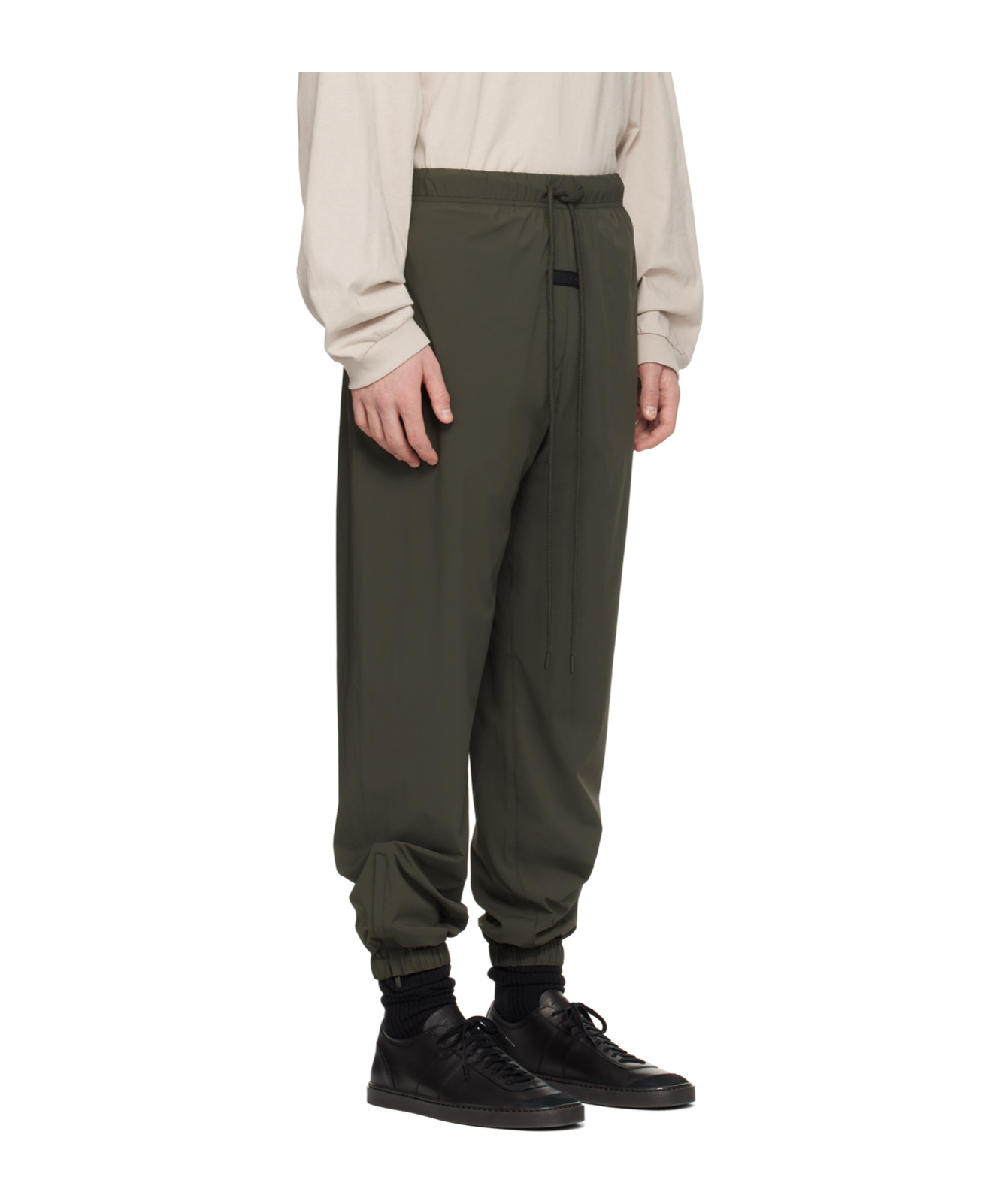 Essentials Drop-crotch Track Pants In Black