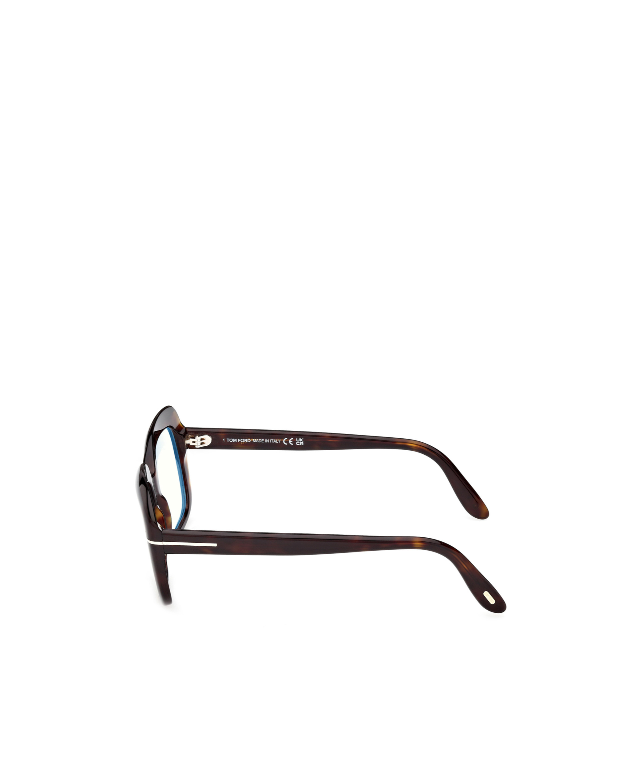 Tom Ford Full-rimmed Plano Lenses In Brown