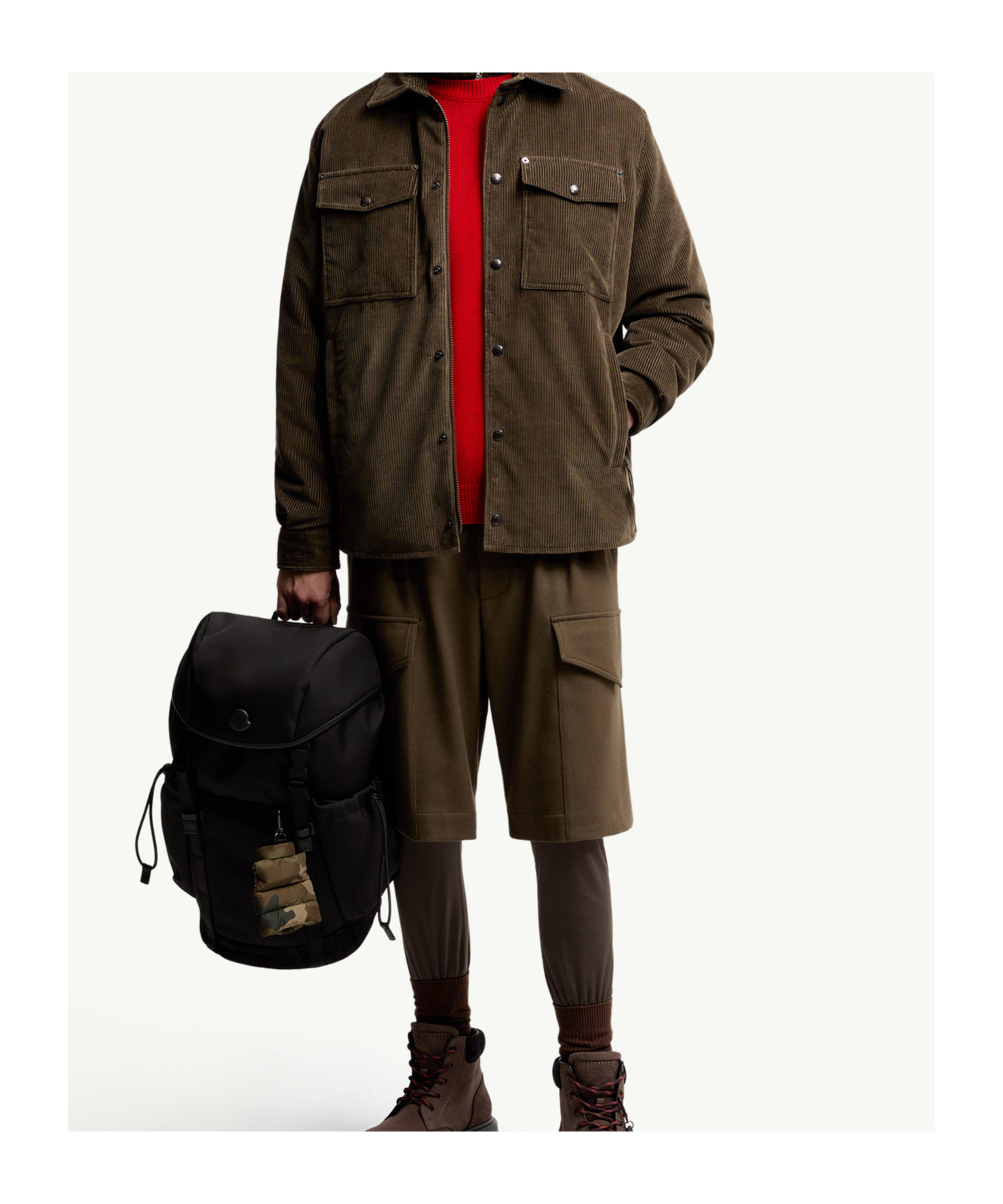 Moncler Ambroisie Shirt Jacket In Brown
