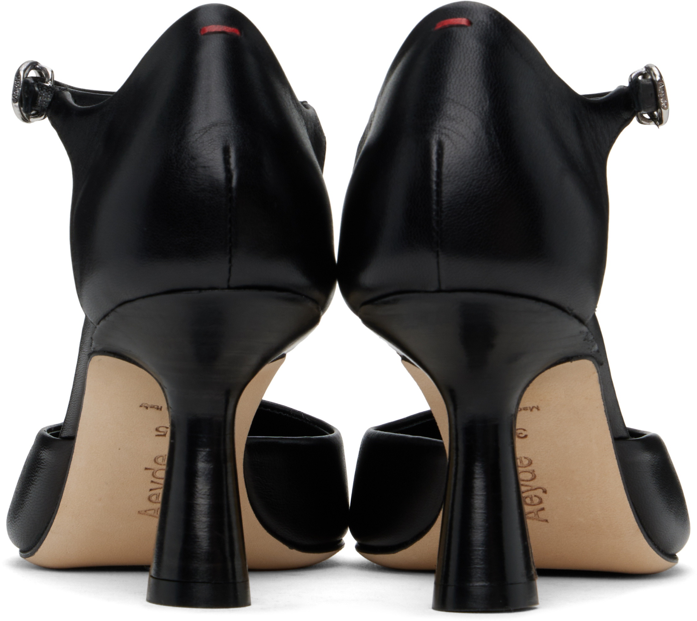Aeyde Salvi Nappa Leather Pumps In Black