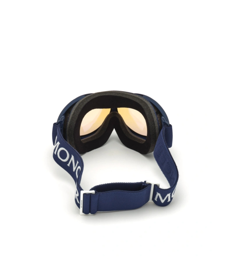 Moncler Eyewear Oversized Ski Goggles In Blue