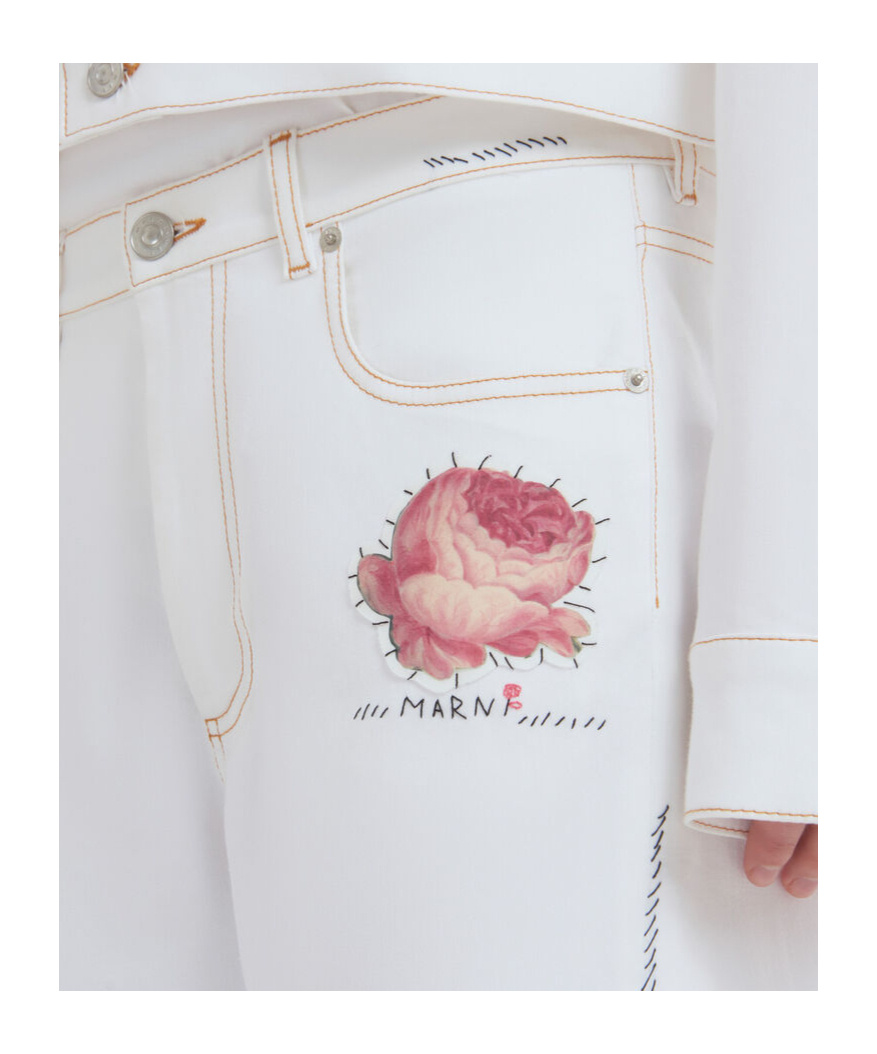 Marni Pants  Woman Color White In White