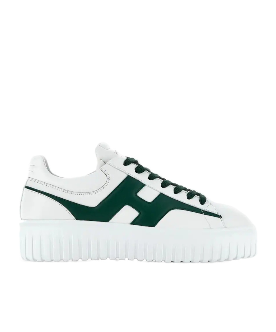 Hogan Nappa Leather Sneakers With Extralight Eva Sole In White