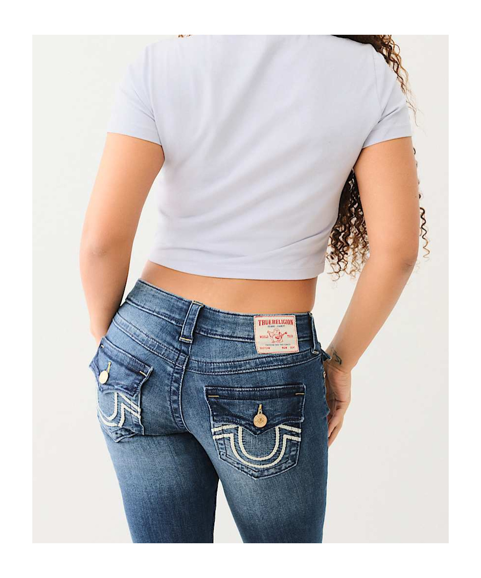 TRUE RELIGION CRYSTAL LOGO SHORT SLEEVE BABY TEE