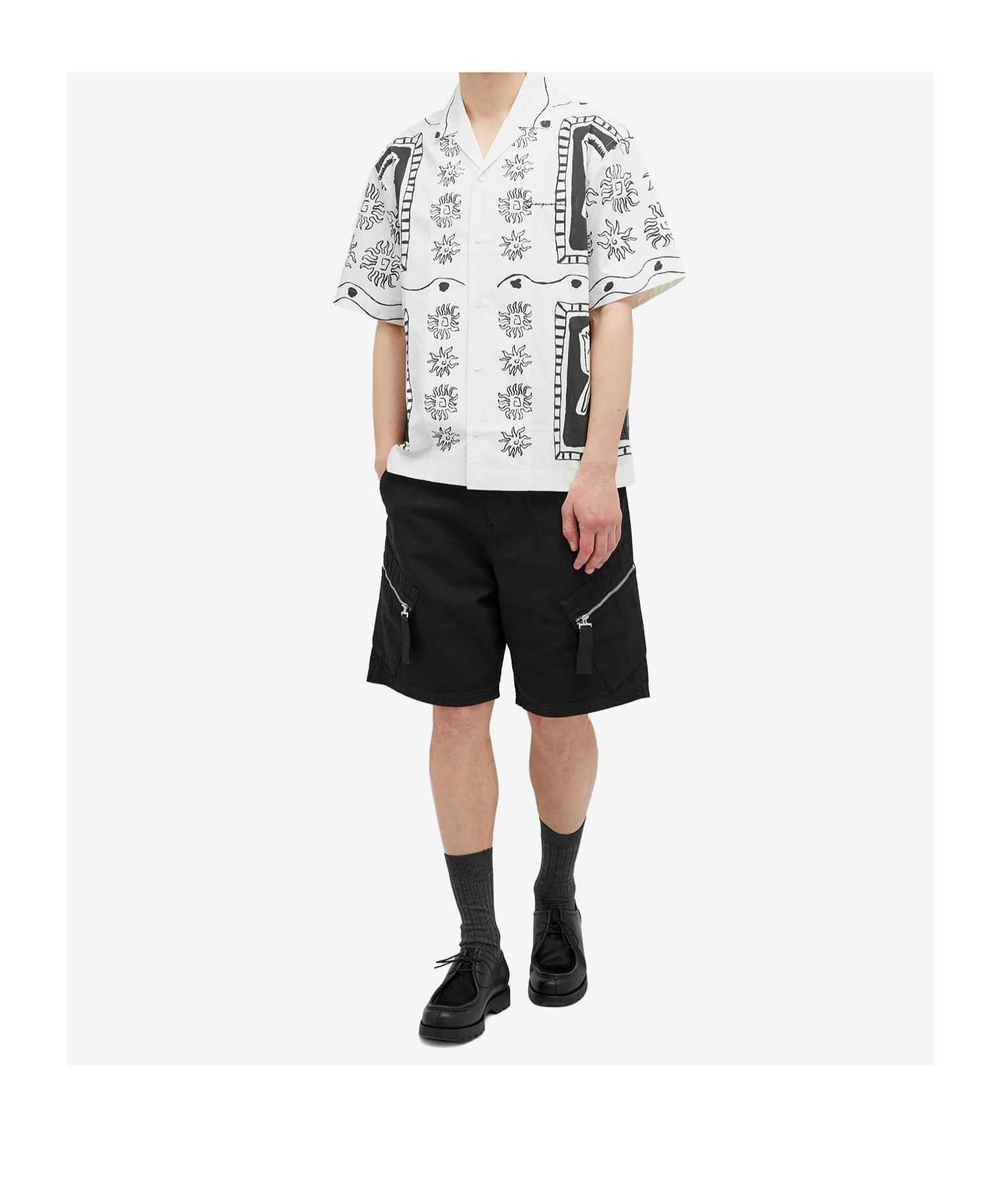 Shop Jacquemus Short-sleeved Shirt In White