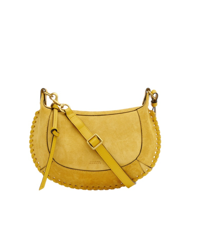 Isabel Marant Shoulder Bag Adjustable Strap Front Back Pockets In Yellow