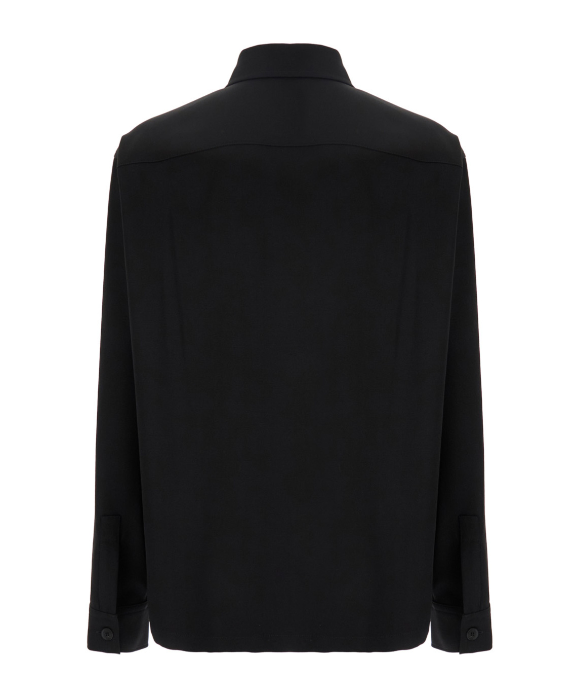 Balmain Long-sleeved Shirt In Black