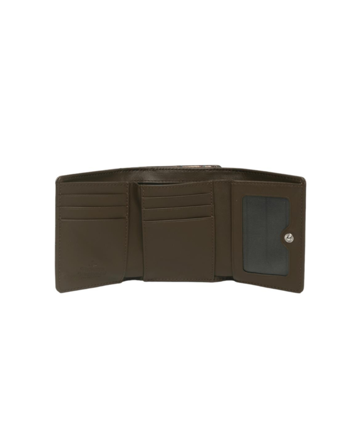Vivienne Westwood Embossed Wallet In Brown