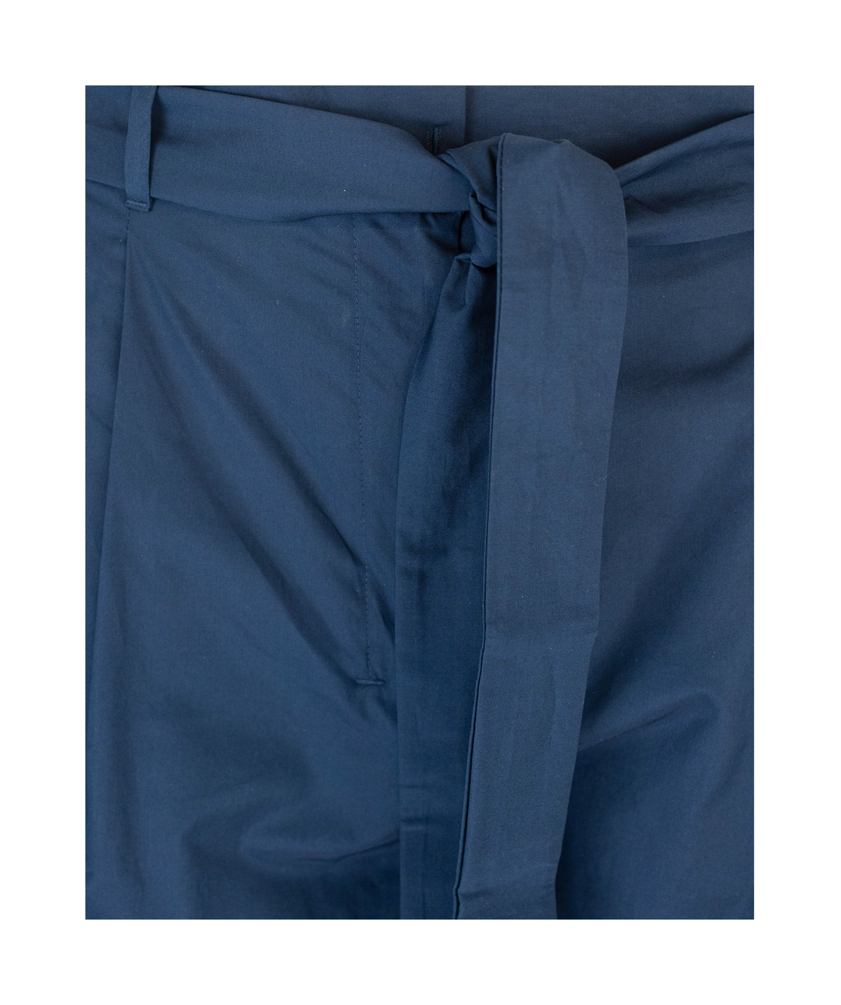 Max Mara Pocket Casual Pants In Blue