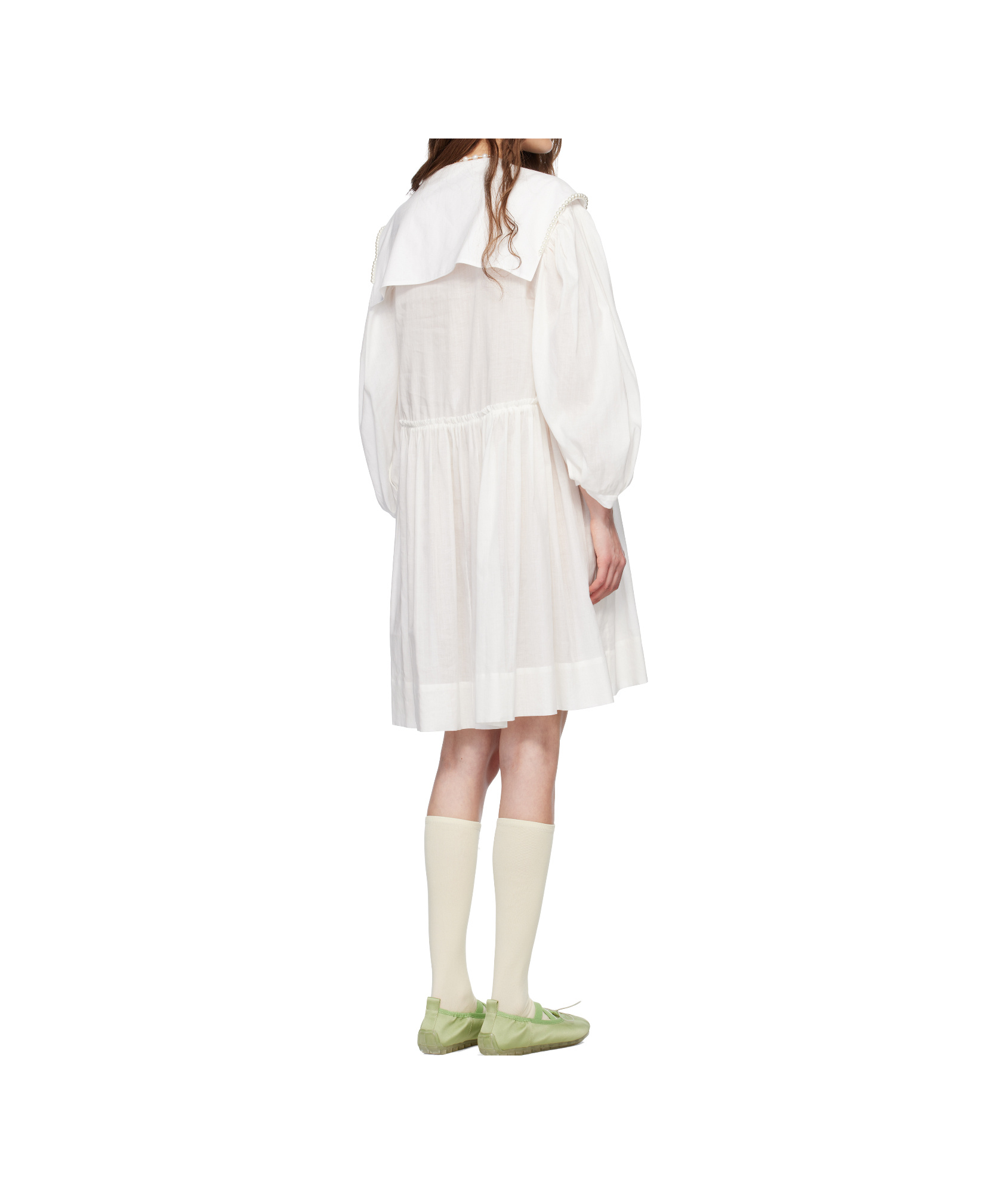 Simone Rocha Beaded Sailor Blouse Mini Dress