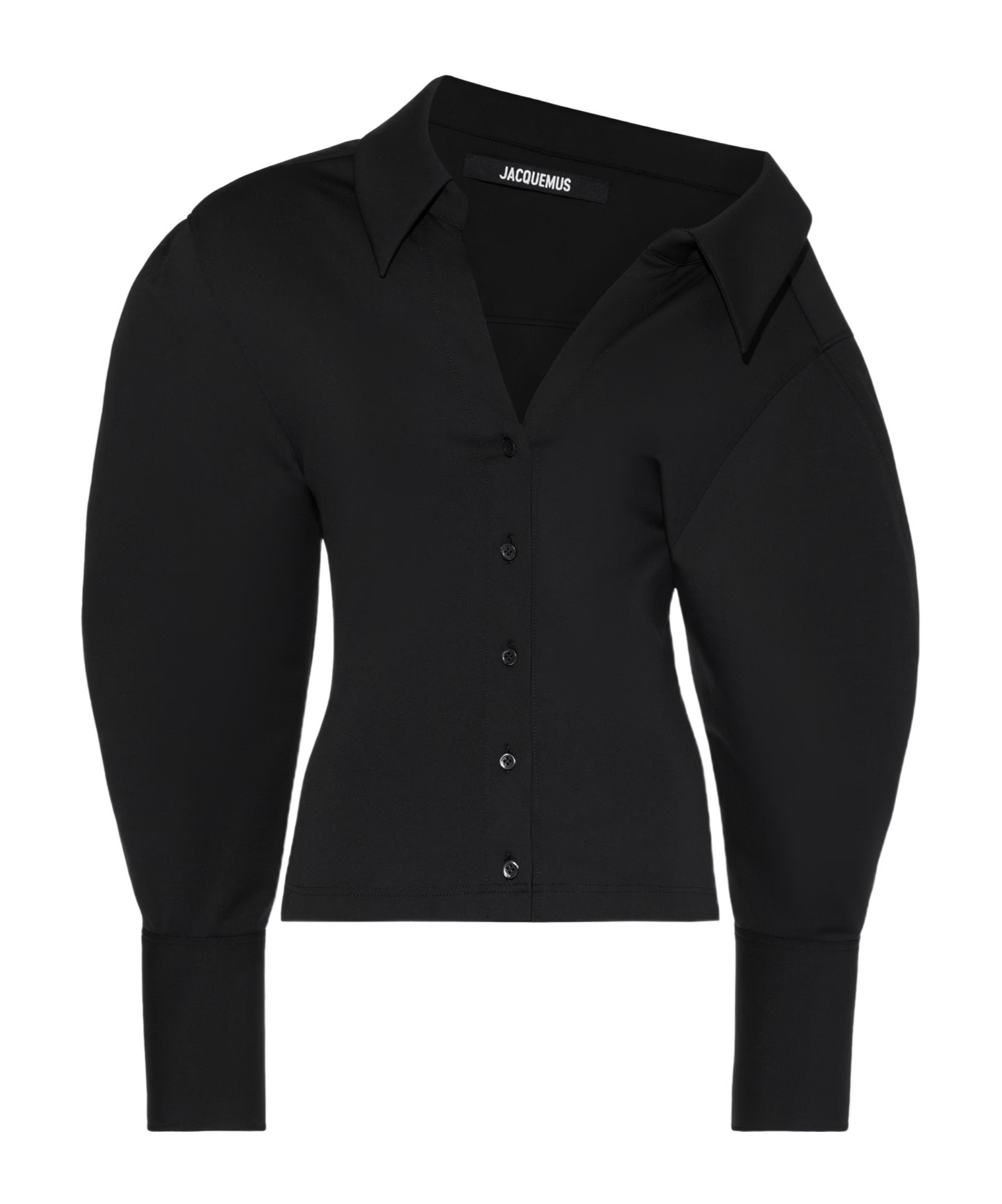 Jacquemus La Chemise Angulo Blouse In Black