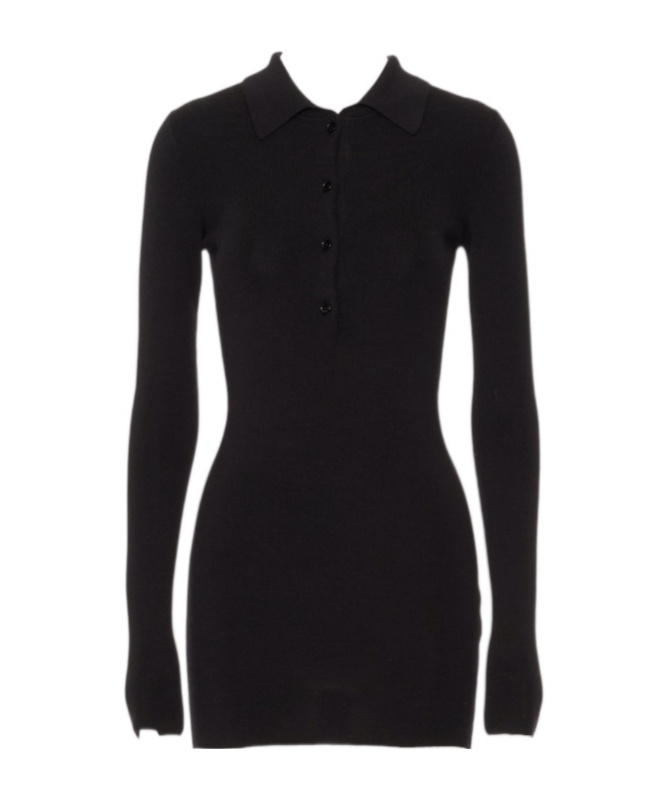 Valentino Long-sleeved Sweater In Black