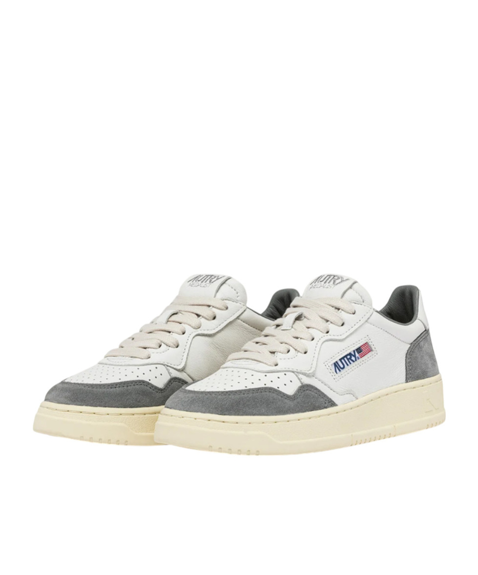 Autry Lace-up Low-cut Sneakers In White