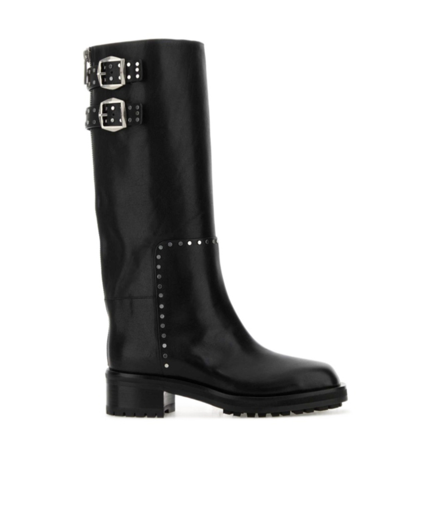 Jimmy Choo Buckle-decorated Knee-high Boots In Multi