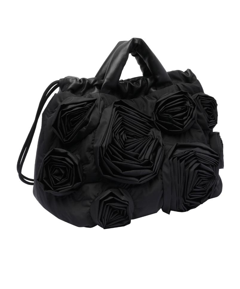 VIC MATIE ROSE APPLIQUÉ TOTE BAG
