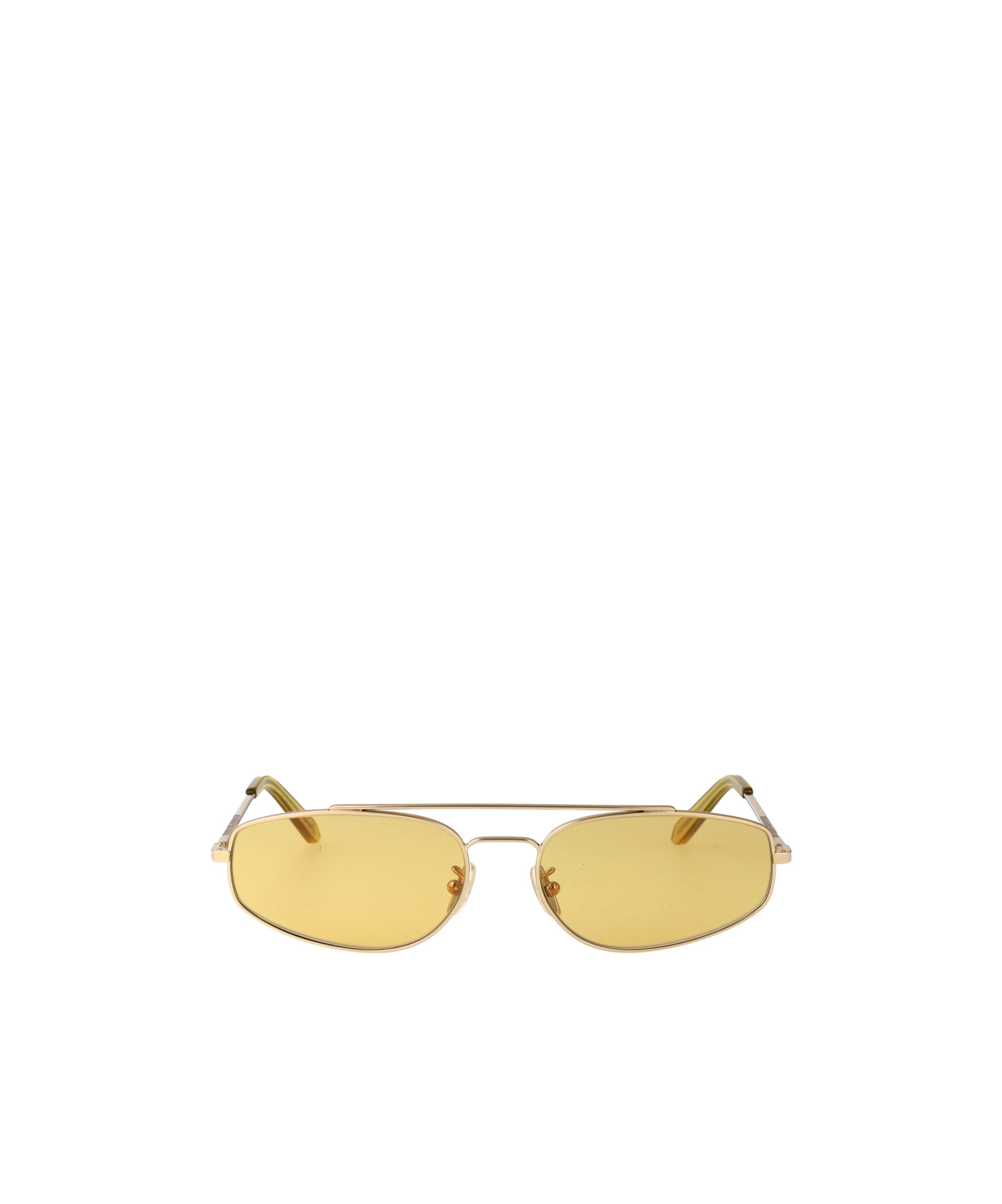 Retrosuperfuture Geometric Frame Sunglasses In Yellow
