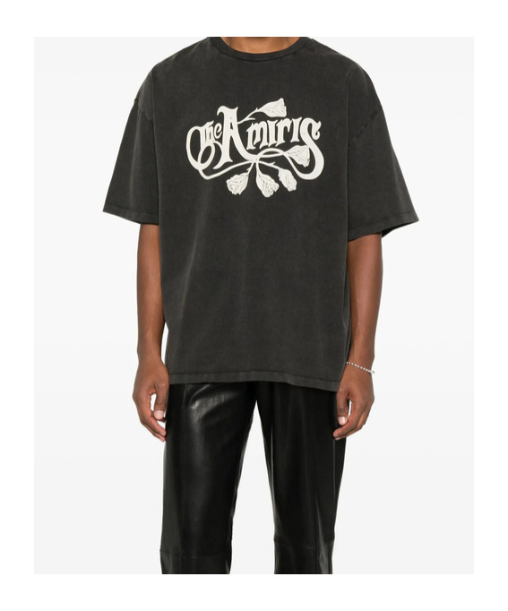 Amiri Graphic-print T-shirt In Black