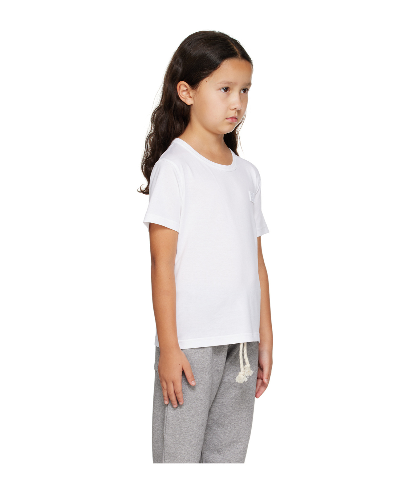 Acne Studios T-shirt With Round Neck And Short Sleeves In White