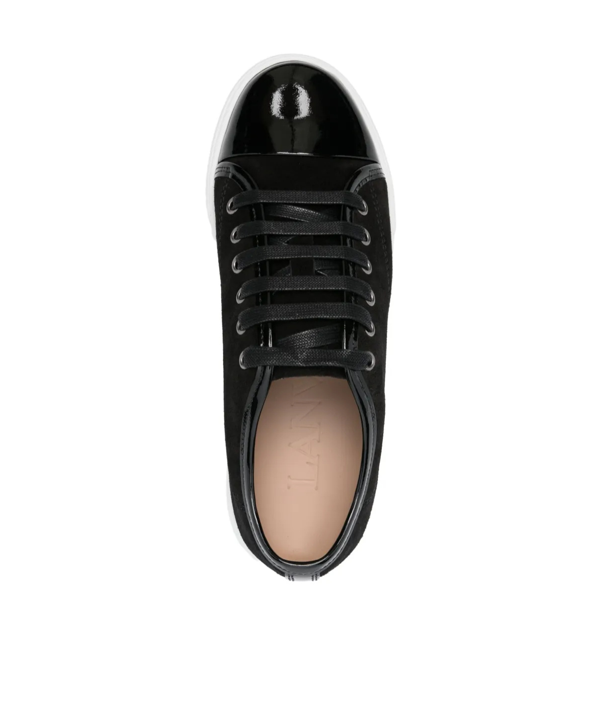 Lanvin Lace-up Sneakers In Black