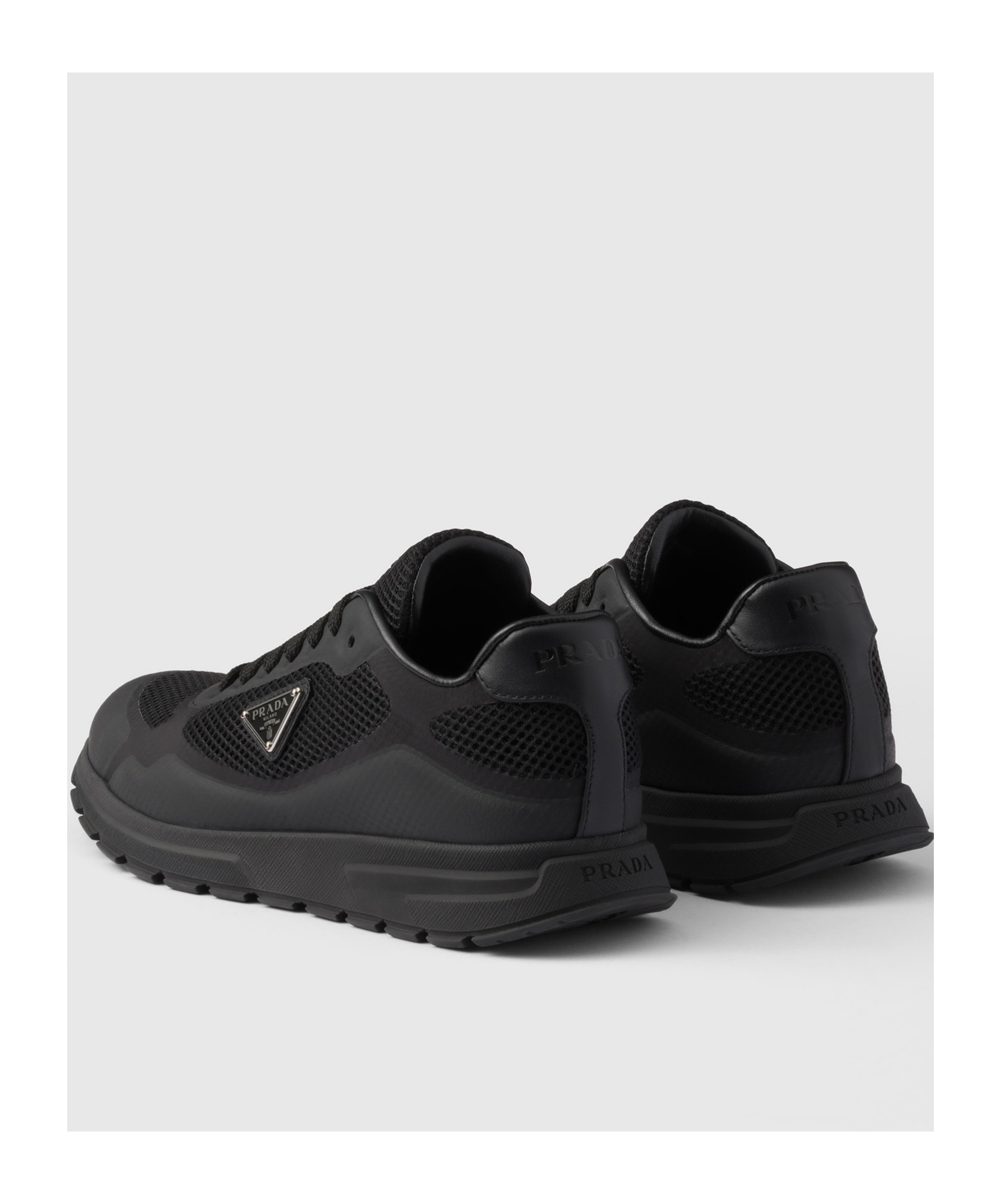 Prada Prax 2.0 Low-top Sneakers In Black