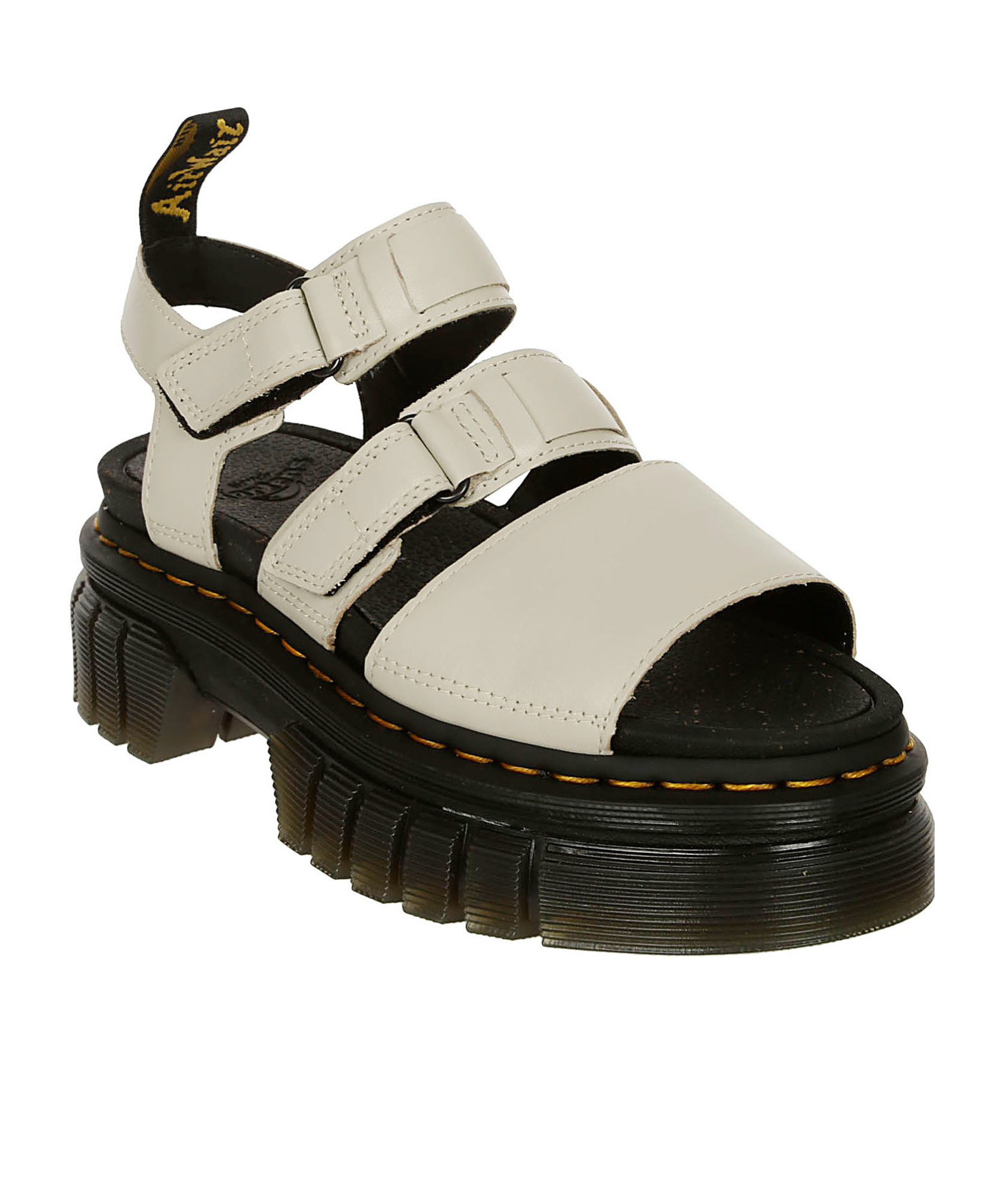 Dr. Martens' Open-toed Flat Sandals In Black