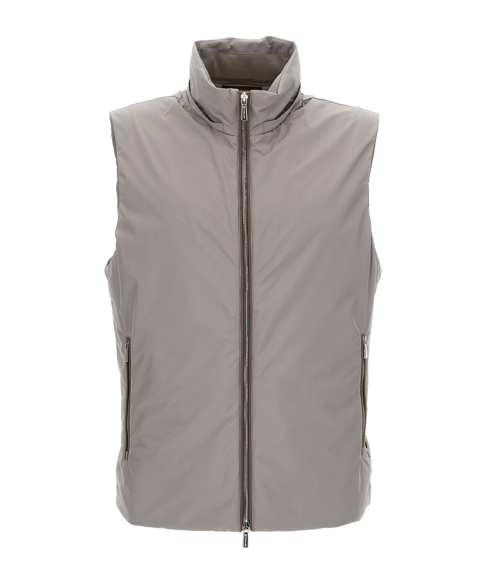 Moorer Dove Grey Polyester Evan Down Jacket In Gray