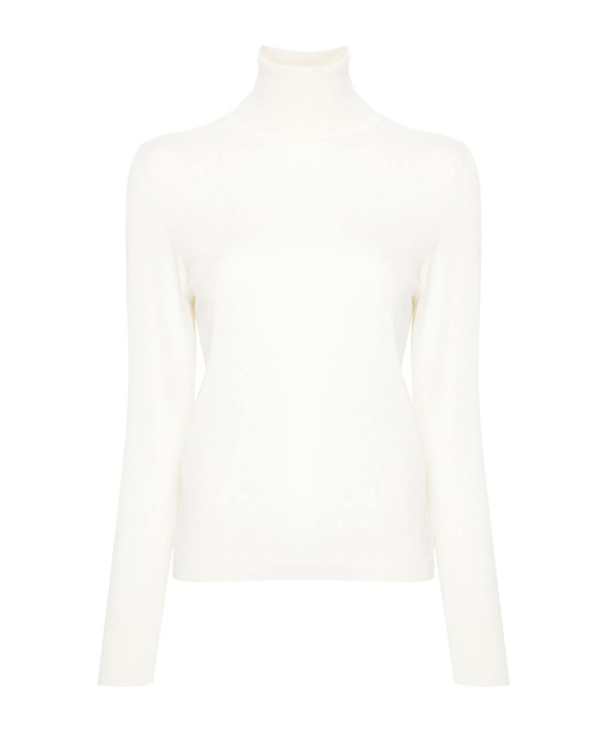 Allude High-neck Sweater In White
