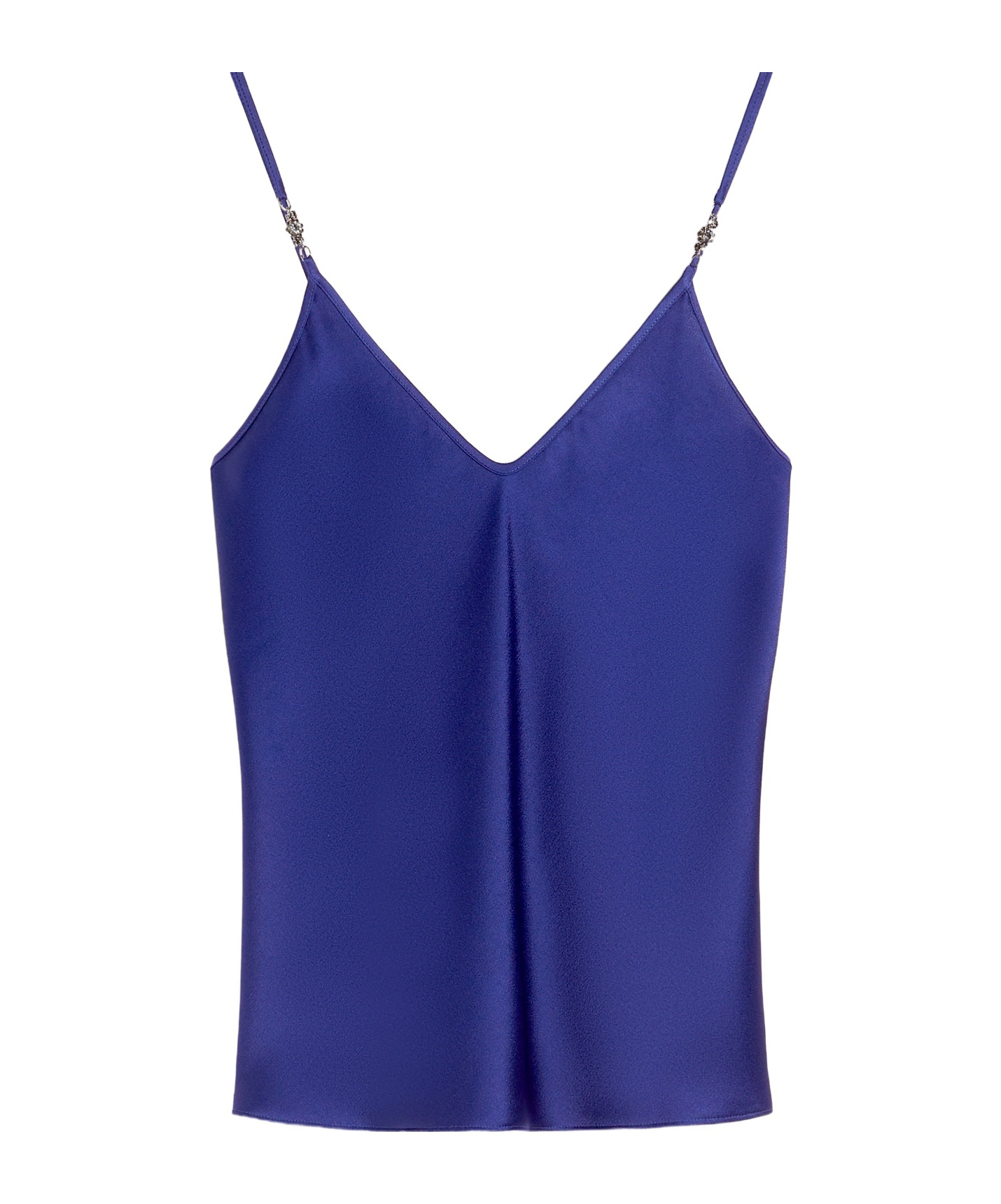 Max Mara V-neck Sleeveless Sling In Blue