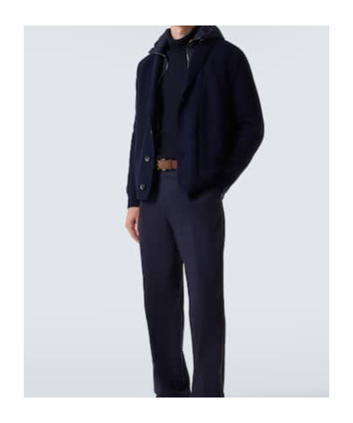 Herno Long-sleeved Sweater In Black