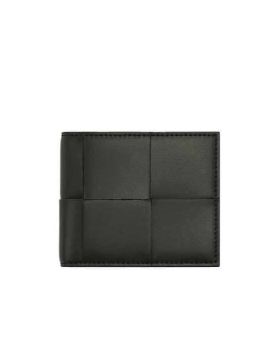 Shop Bottega Veneta Cassette Bi-fold Wallet In Black