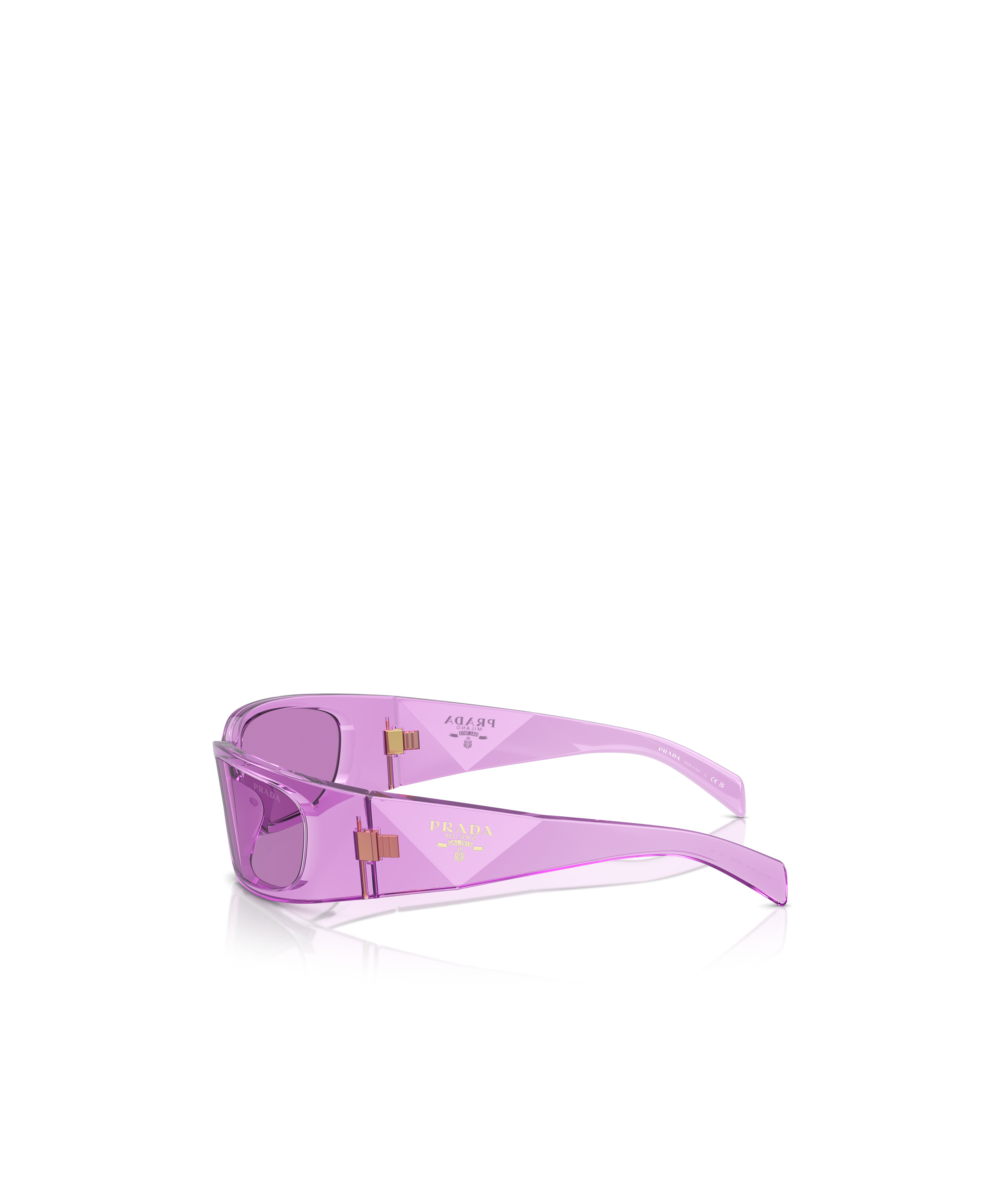Prada Eyewear Butterfly Frame Sunglasses In Pink