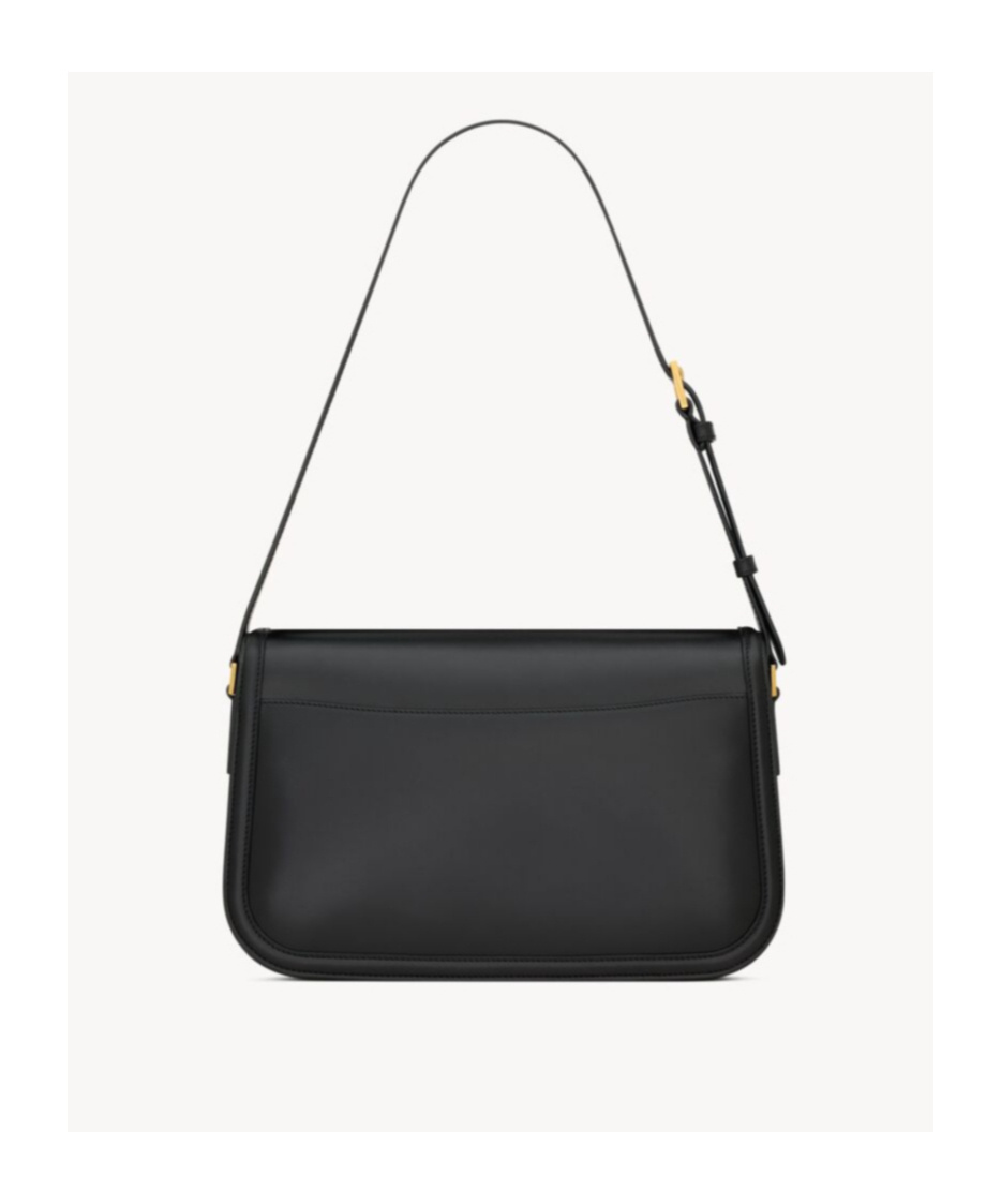Saint Laurent Large Solferino Shoulder Bag In Black