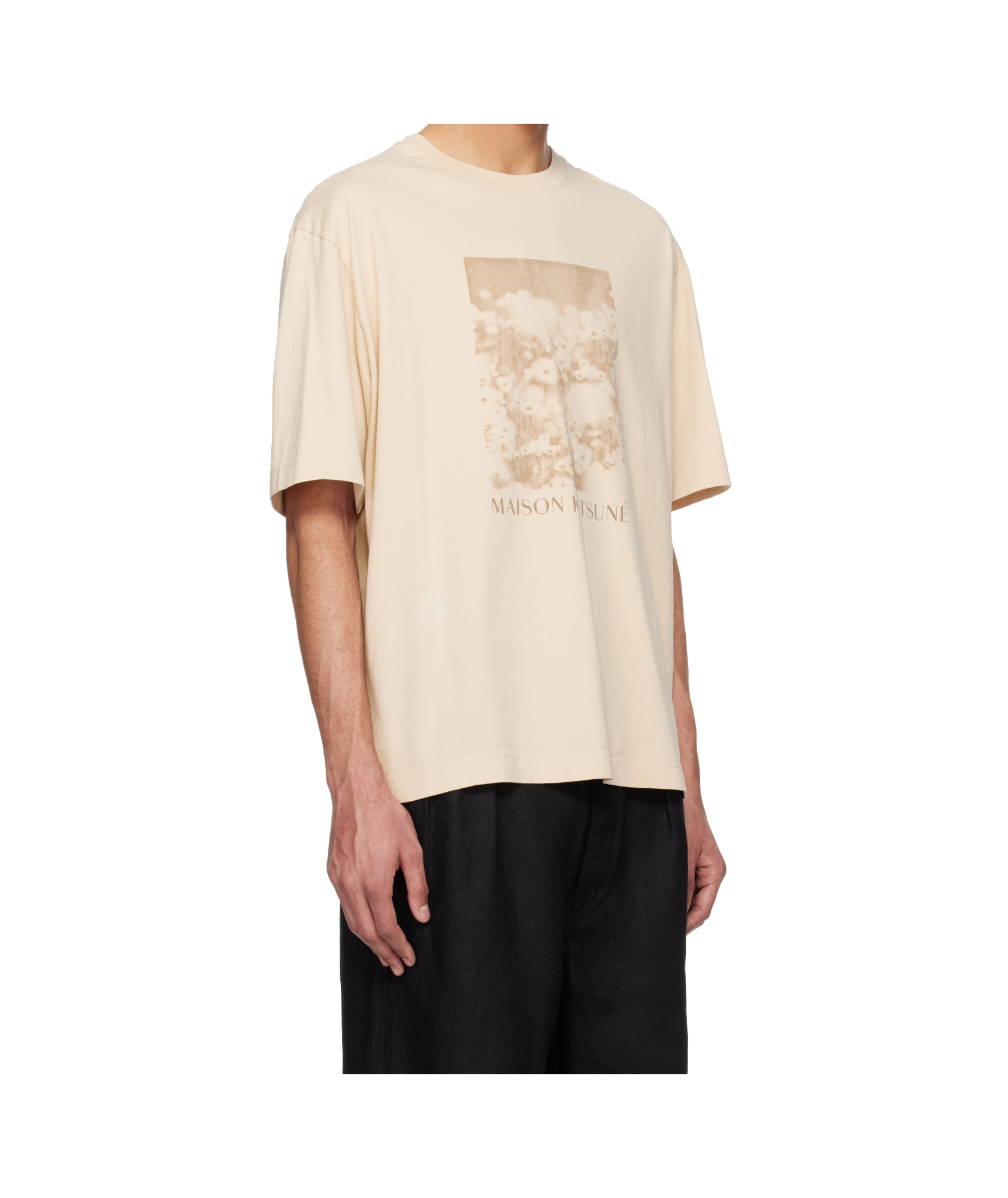 Maison Kitsuné Cotton T-shirt In Neutral