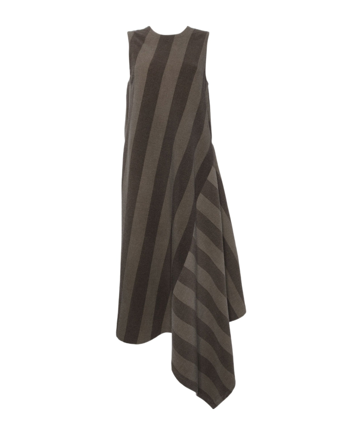 Shop Uma Wang Round-neck Dress In Black
