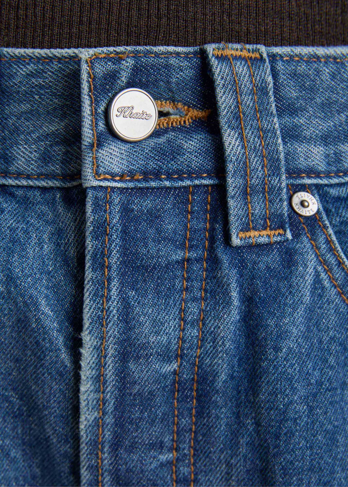 Khaite Daniella High-waisted Denim Jeans In Blue