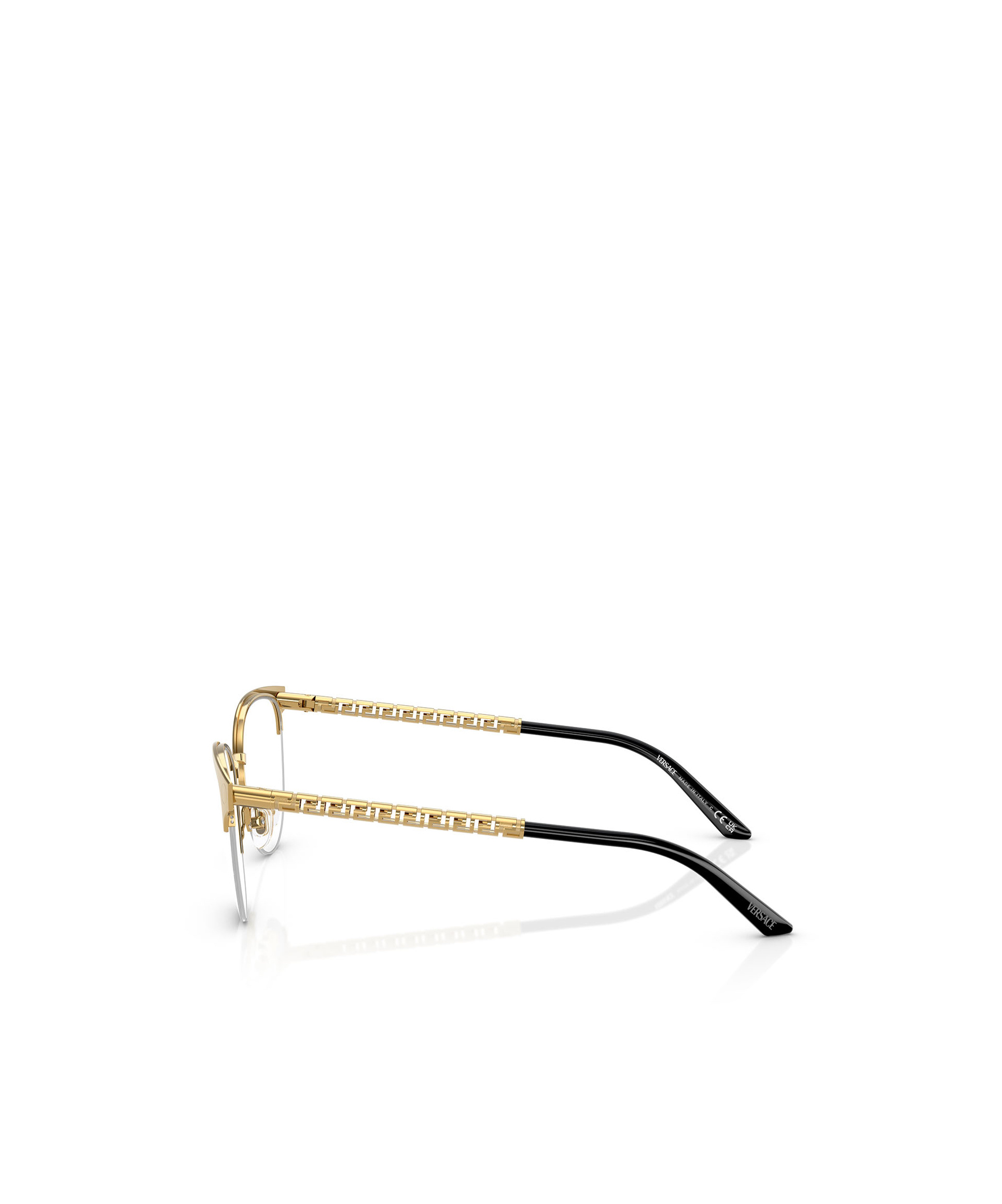 Versace Demo Cat Eye Ladies Eyeglasses Ve1304 1002 52 In Nude