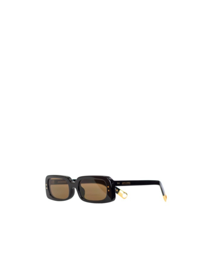 Jacquemus Rectangle Frame Sunglasses In Brown