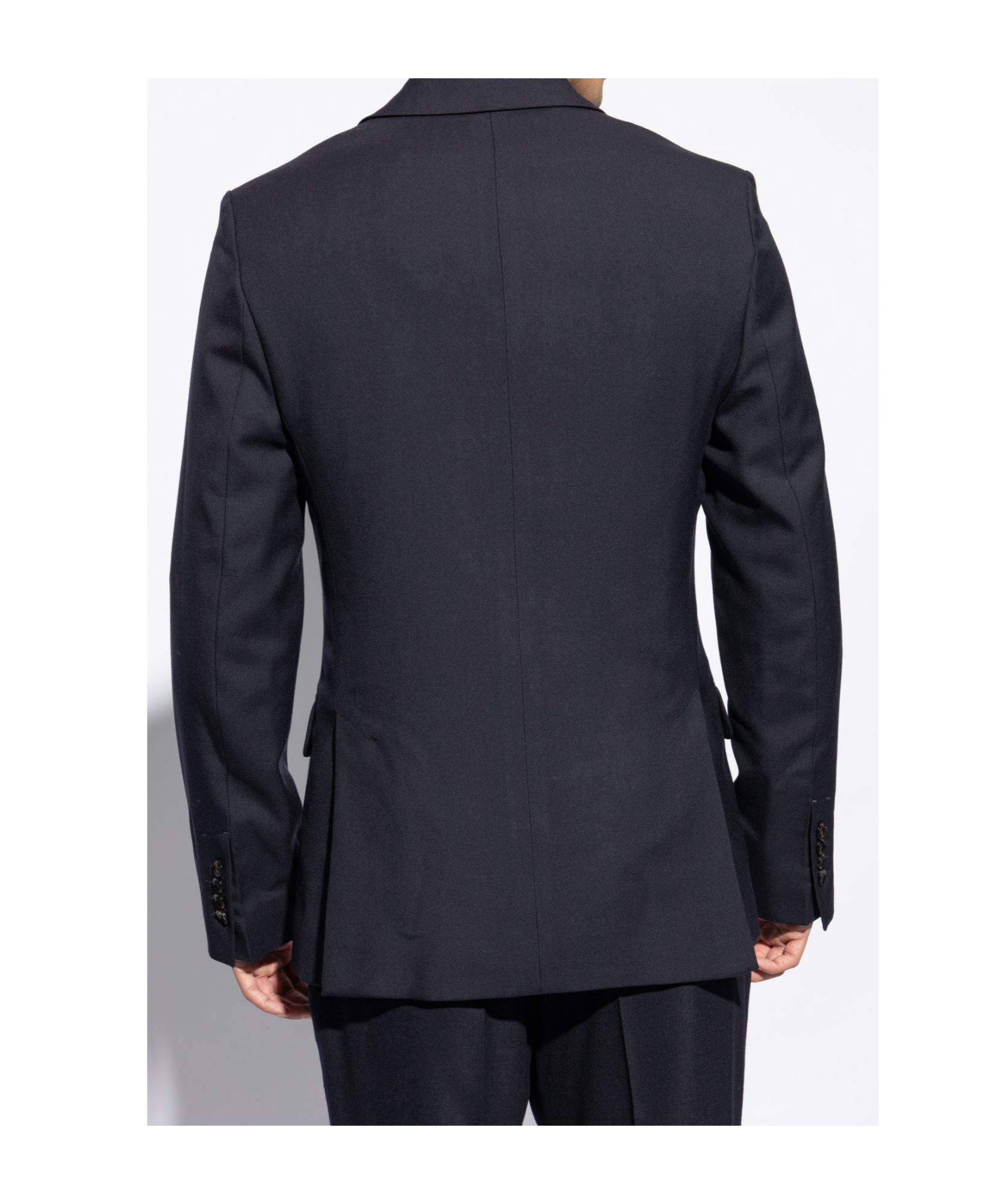 Ami Alexandre Mattiussi Double-breasted Blazer With Structured Shoulders In Black