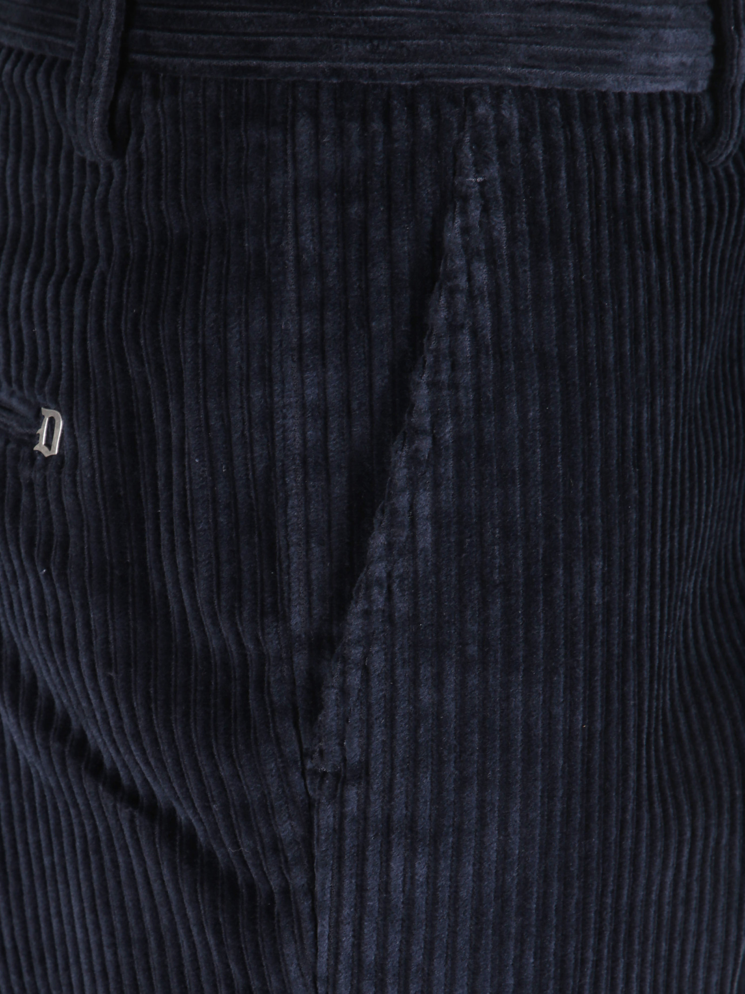 Dondup Press-crease Trousers In Blue