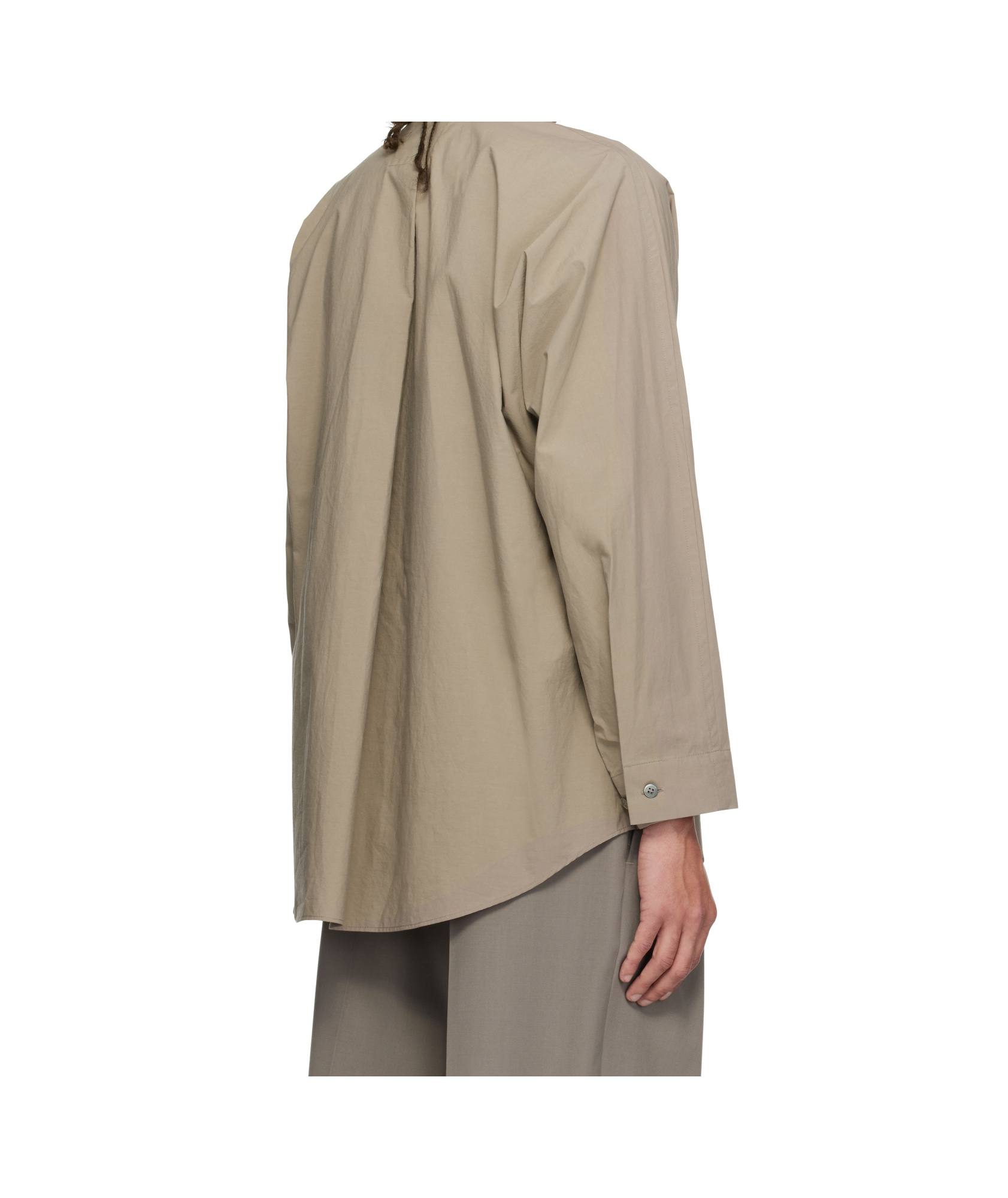 Issey Miyake Gray Streamline Shirt In Neutral